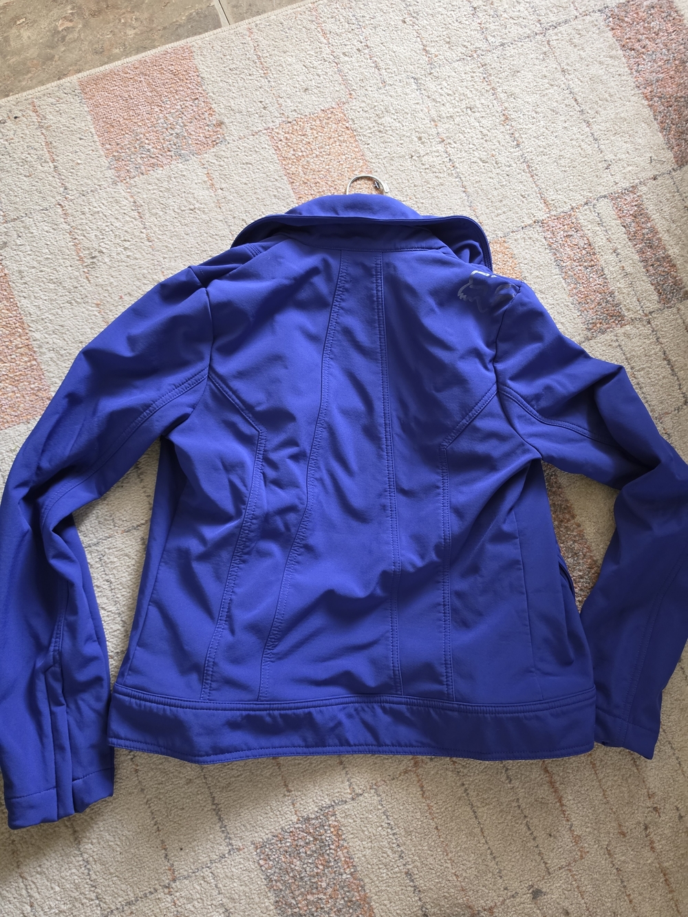 🦊 Fox Racing Women's Blue Softshell Zip Jacket Size Medium - Picture 3 of 6